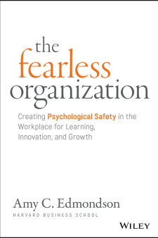 The Fearless Organization cover